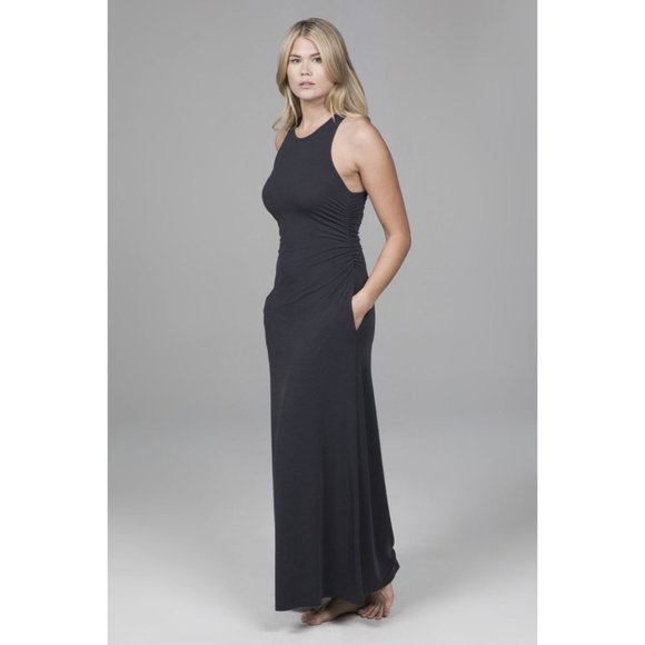 NWOT KIRAGRACE Racerback Beach Dress in Phantom - Picture 1 of 6